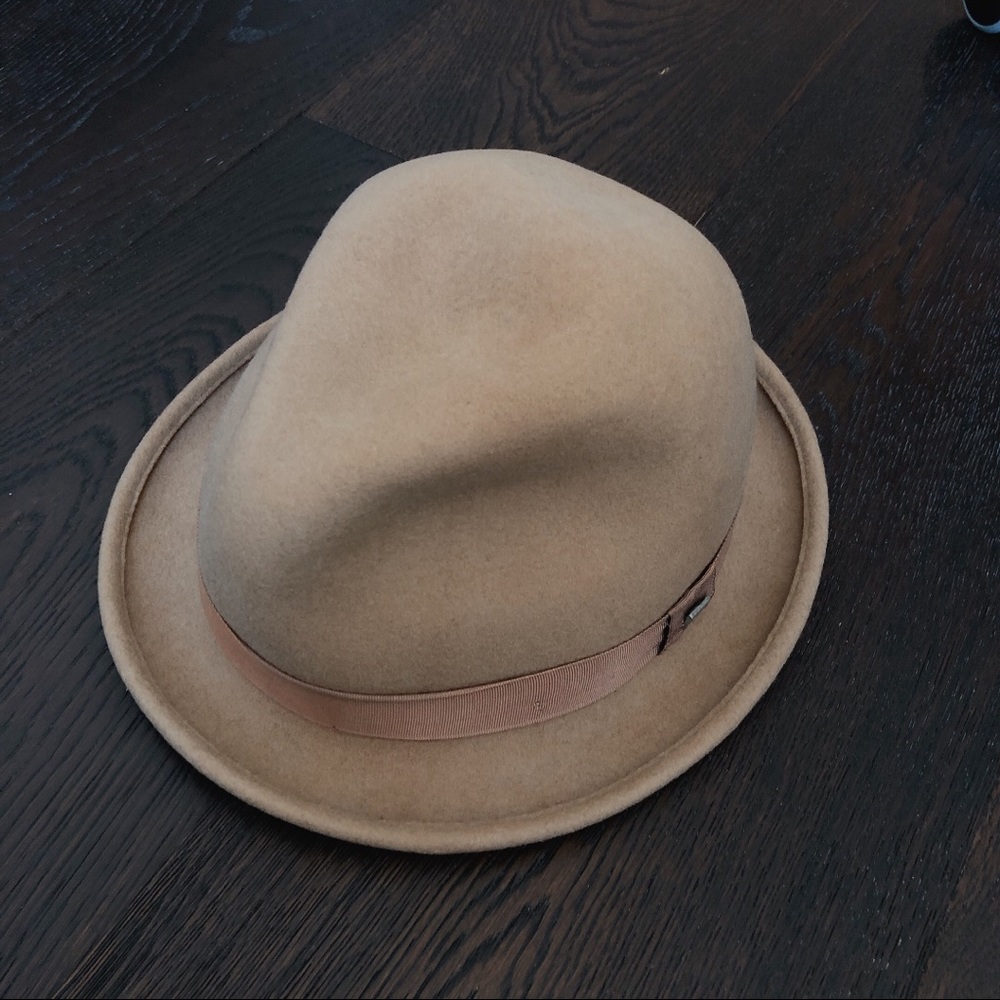 Brixton Beige Fedora hats